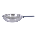 Oster Beauford 12" Stainless Steel Frying Pan - Soft Touch Handle - 5 Ply Base - Color Sleeve