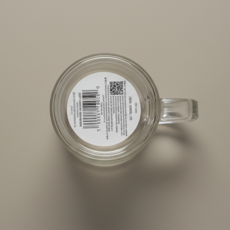 Mr. Coffee Crafted Calm 34oz Borosilicate Glass Travel Mug w/ PP Straw & Bamboo Lid - Open Stock w/ UPC Label