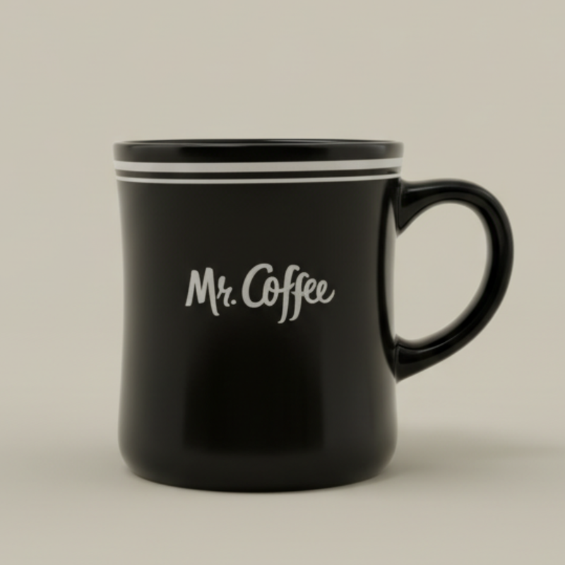 Mr. Coffee Downtown Diner 15oz Solid Color Porcelain Mug - Open Stock w/ U-Label