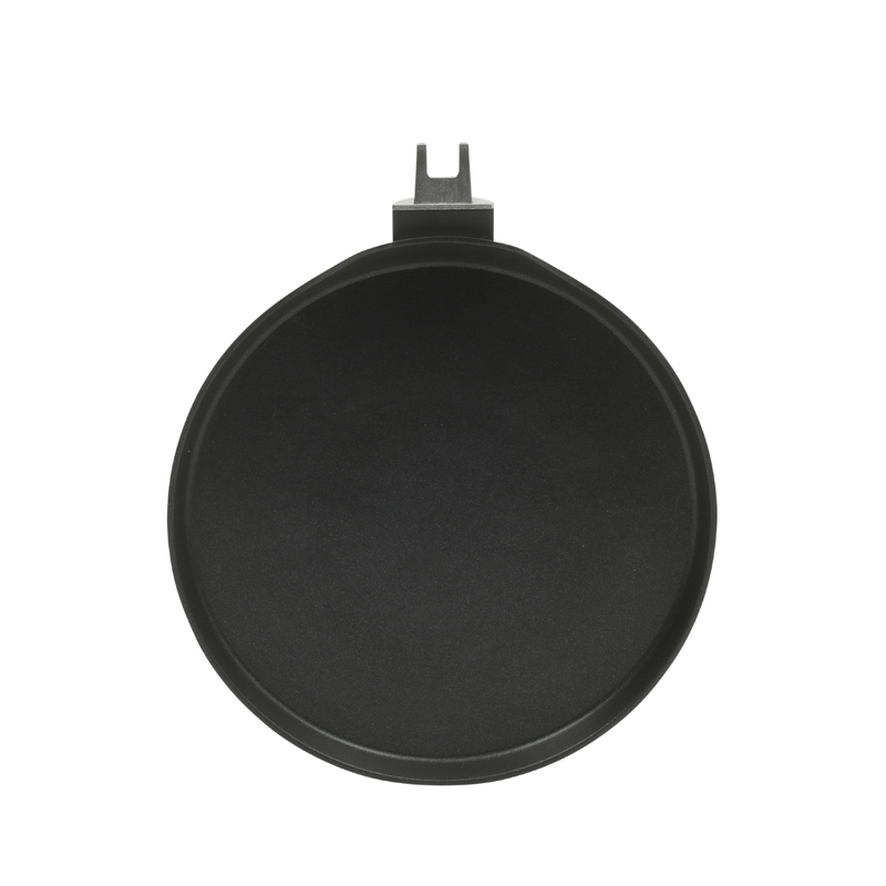 Oster Smarthandle Advance 3 pc Forged Aluminum 10" Round Pancake Pan & 9.5" Square Grill w/ Detachable Handle - Matte Black - Non-Stick Interior - Induction Base - Bakelite Handle - Gift Box (Open Window)