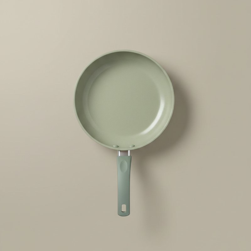 Oster Sutterville Choice 12" Aluminum Frying Pan - Non-Stick Ceramic Interior - Bakelite Handle - Open Stock w/ Color Label
