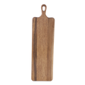 Martha Stewart Everyday Westhaven- 21.8 IN X 6.2 IN X 0.8 IN Cutting board w/ hole hanger & burning logo - Oiled - Acacia Wood - CS