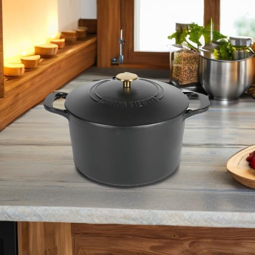 Martha Stewart Gatwick 7qt Enamel Cast Iron Dutch Oven w/ Lid