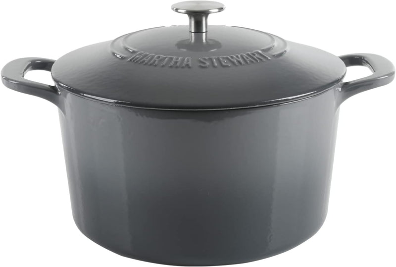 Martha Stewart Gatwick 7qt Enamel Cast Iron Dutch Oven w/ Lid
