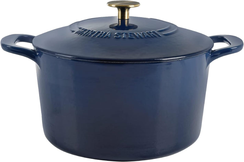 Martha Stewart Gatwick 7qt Enamel Cast Iron Dutch Oven w/ Lid