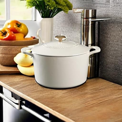 Martha Stewart Gatwick 7qt Enamel Cast Iron Dutch Oven w/ Lid