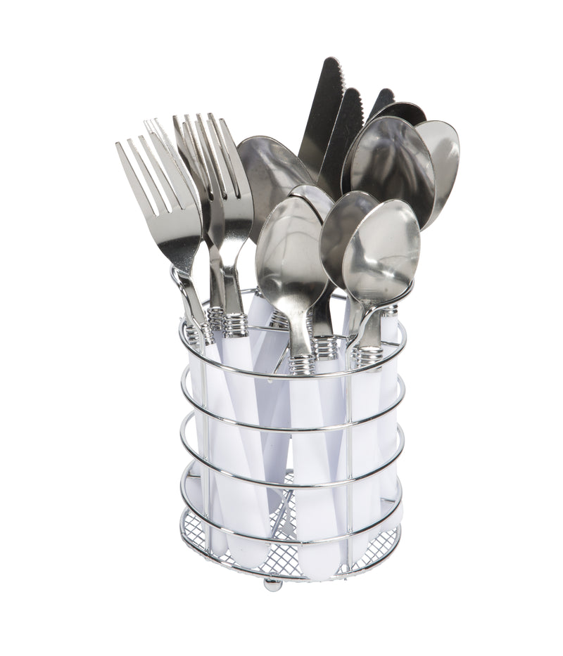 Gibson Everyday Sensations 16pc Stainless Steel Flatware Set - Gift Box w/ PVC Bag
