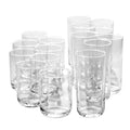 Gibson Home Emory 16pc Tumbler & DOF Set - Clear - Glassware - Gift Box