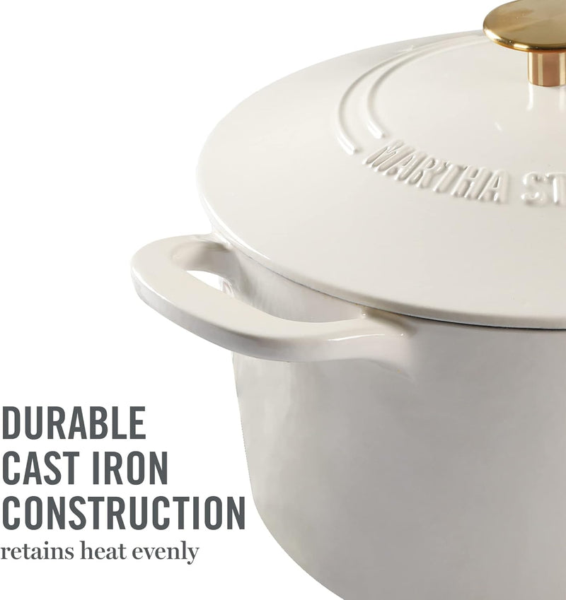 Martha Stewart Gatwick 7qt Enamel Cast Iron Dutch Oven w/ Lid