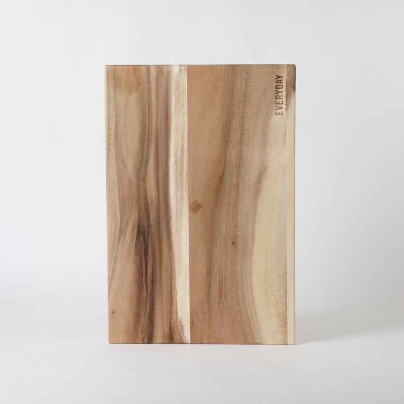 Martha Stewart Everyday Westhaven 18.9" x 12.8" Acacia Wood Cutting Board - Shrink Wrap w/ Color Label