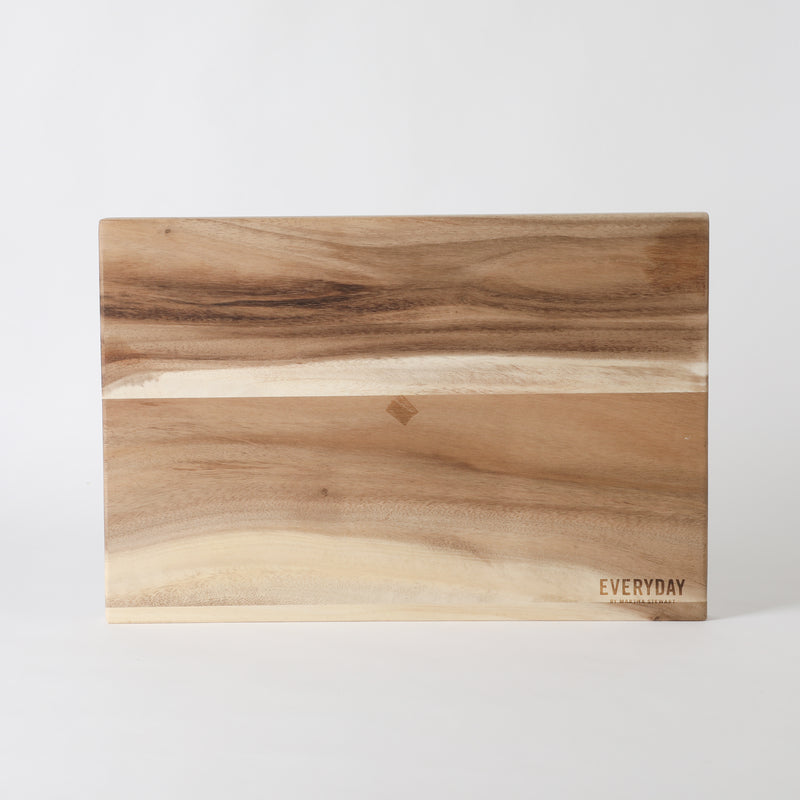Martha Stewart Everyday Westhaven 18.9" x 12.8" Acacia Wood Cutting Board - Shrink Wrap w/ Color Label