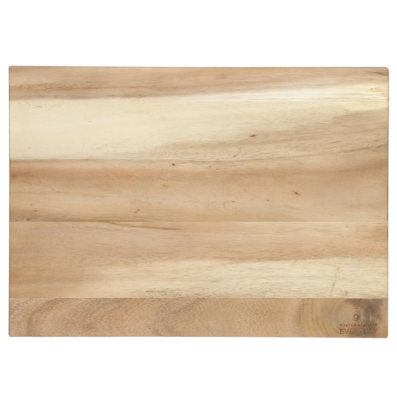 Martha Stewart Everyday Westhaven 18.11" x 12.60" Acacia Wood Cutting Board - Shrink Wrap w/ Color Label