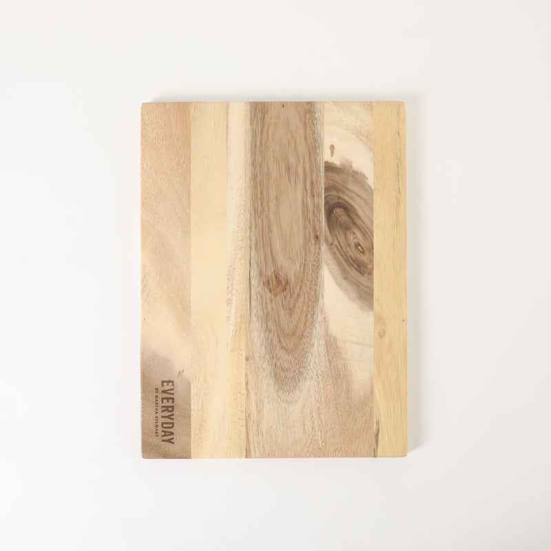 Martha Stewart Everyday Westhaven 14.96" x 11.02" Acacia Wood Cutting Board - Shrink Wrap w/ Color Label