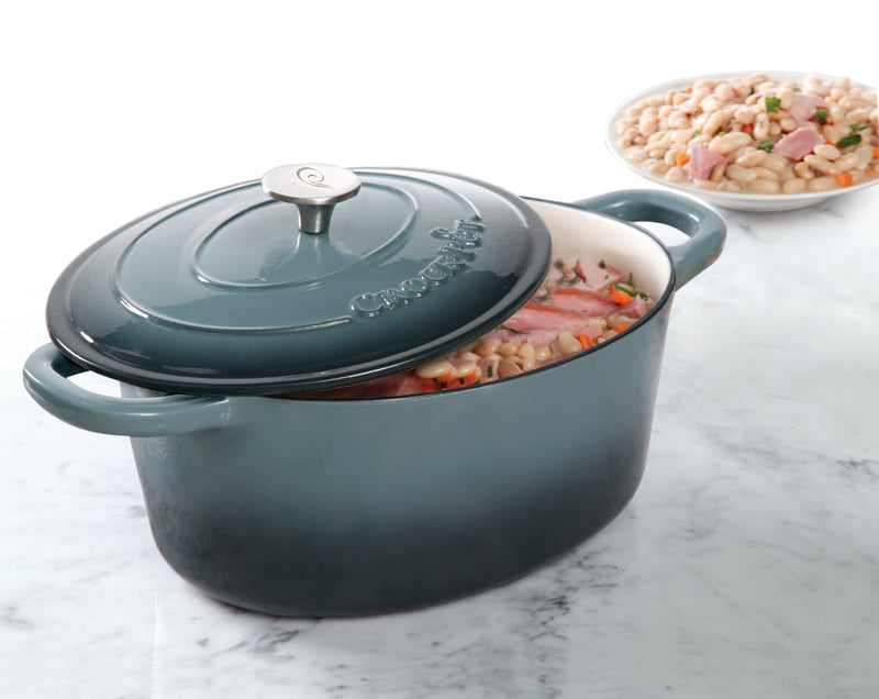 Crock-Pot Artisan 7qt Enamel Cast Iron Dutch Oven w/ Lid - Cast Iron - GBX