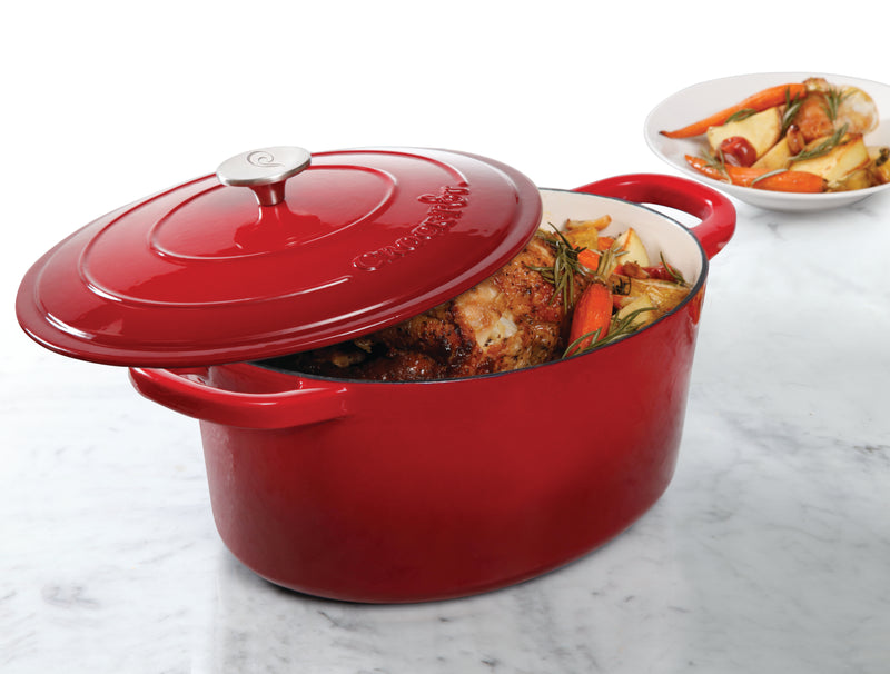Crock-Pot Artisan 7qt Enamel Cast Iron Dutch Oven w/ Lid - Cast Iron - GBX
