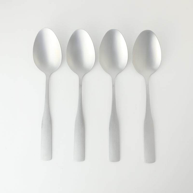 Gibson Home Classic Profile 4 Pack Dinner Spoon - Mirror Polished - Stainless Steel - Hang Tag