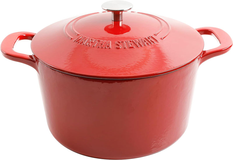 Martha Stewart Gatwick 7qt Enamel Cast Iron Dutch Oven w/ Lid