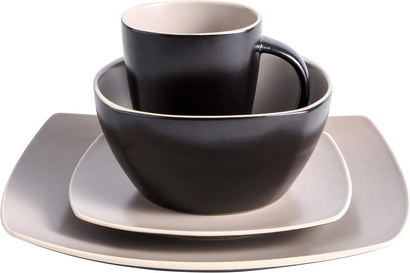 Soho Lounge 16pc Stoneware Dinnerware Set - Remailer