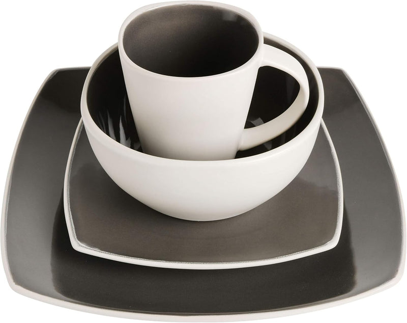 Soho Lounge 16pc Stoneware Dinnerware Set - Remailer