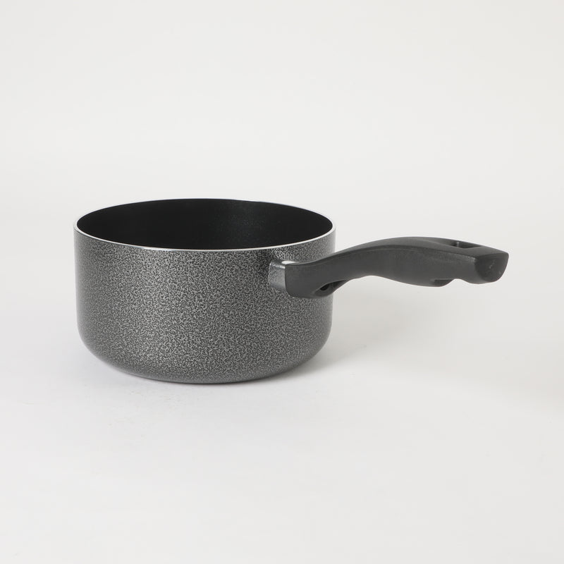 Oster Clairborne 2.5qt Aluminum Sauté Pan w/ Lid - Charcoal Grey - Nonstick - Hammered Exterior - Color Coating - Bakelite Handle & Knob - Shrink Wrap w/ Color Label