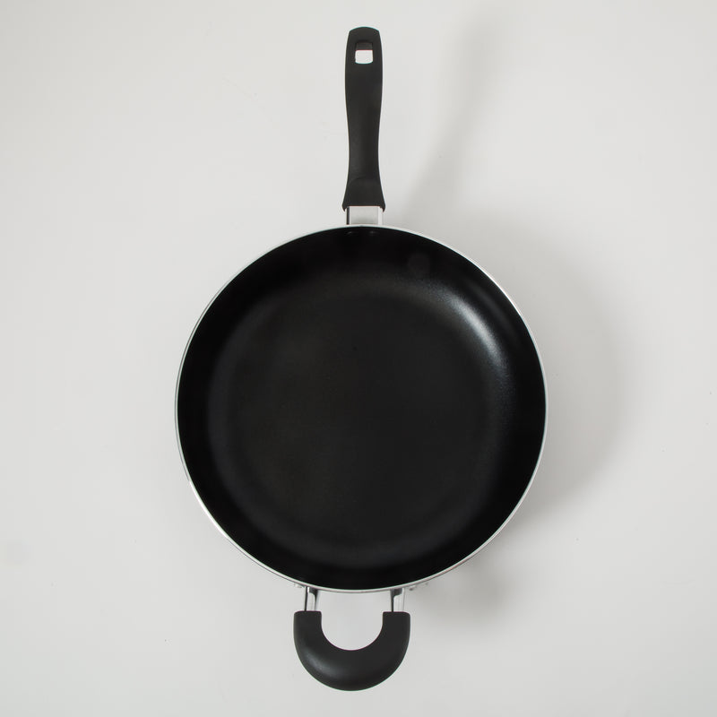 Oster Clairborne 5qt Aluminum Non-Stick Sauté Pan w/ Lid - Shrink Wrap w/ Color Label