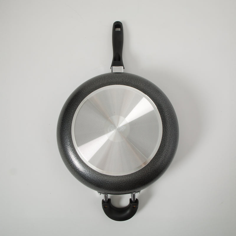 Oster Clairborne 5qt Aluminum Non-Stick Sauté Pan w/ Lid - Shrink Wrap w/ Color Label