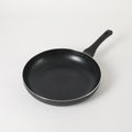 Oster Ashford 12" Aluminum Frying Pan - Black - Nonstick - Textured Exterior - Soft Touch Bakelite Handle - Color Label