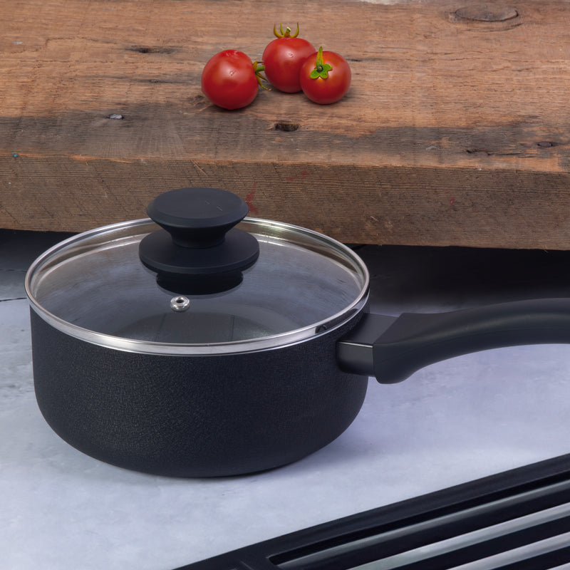 Oster Ashford 2qt Aluminum Saucepan w/Lid - Color Label