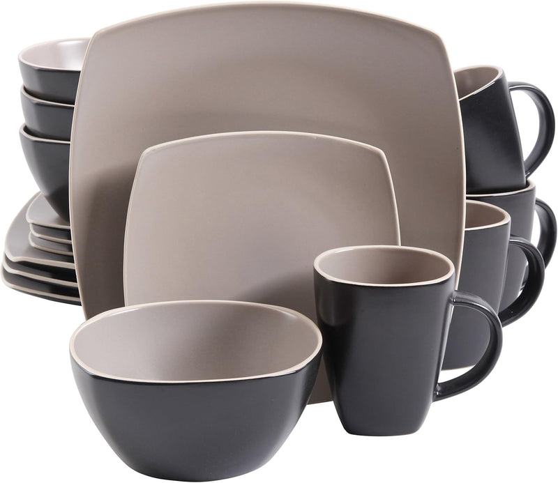 Soho Lounge 16pc Stoneware Dinnerware Set - Remailer