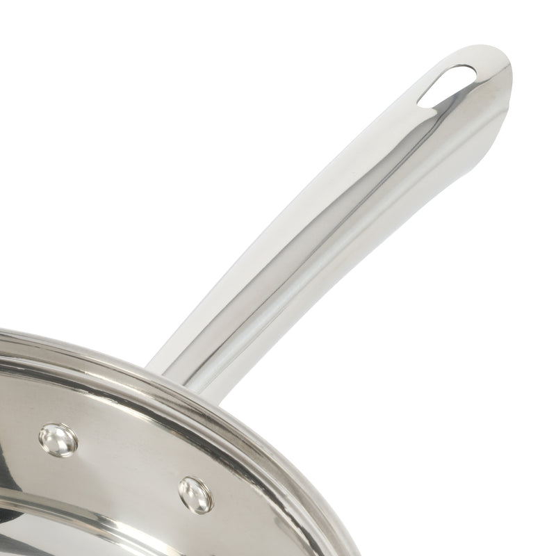 Oster Sangerfield 12 pc Stainless Steel Cookware Set w/ Kitchen Tools - Encapsulated Base - Gift Box w/ Remailer