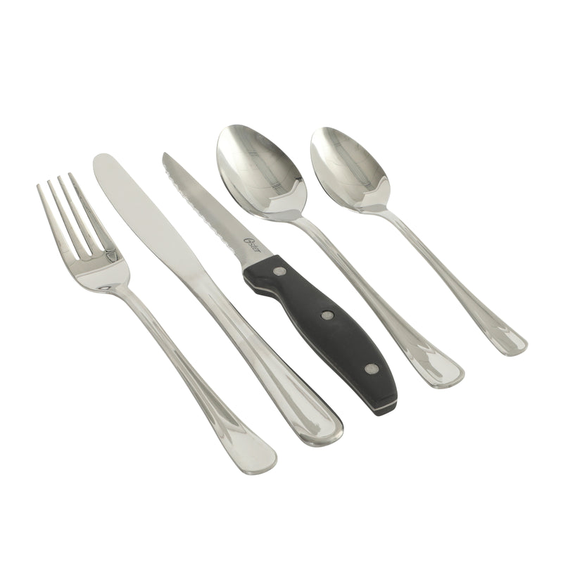 Oster Stonington 20pc Flatware Set w/ Steak Knives - SS - Open Window GBX