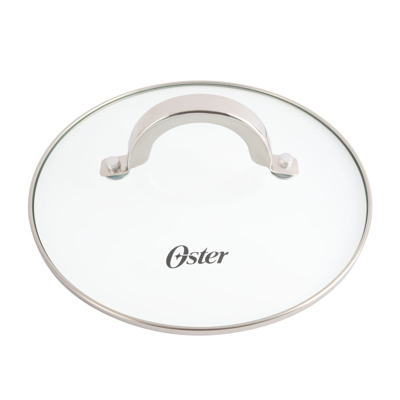 Oster Sangerfield 3pc Stainless Steel 4qt Saucepan w/ Lid + Frying Basket Set - Mirror Finished - Gift Box
