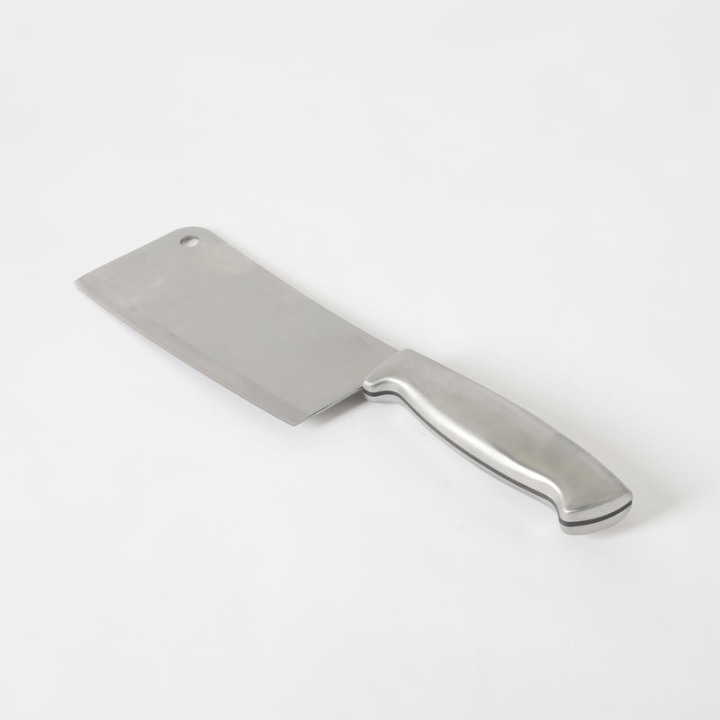 Oster Baldwyn 6" Stainless Steel Cleaver - Stainless Steel Handle - Clam Pack
