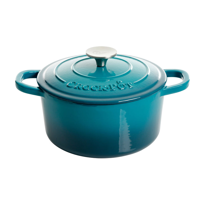 Crock-Pot Artisan 3qt Enamel Cast Iron Dutch Oven w/ Lid - Round - Gift Box