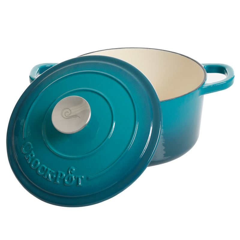Crock-Pot Artisan 3qt Enamel Cast Iron Dutch Oven w/ Lid - Round - Gift Box