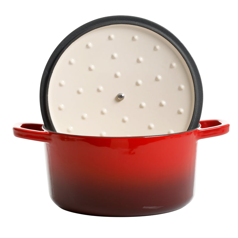 Crock-Pot Artisan 3qt Enamel Cast Iron Dutch Oven w/ Lid - Round - Gift Box