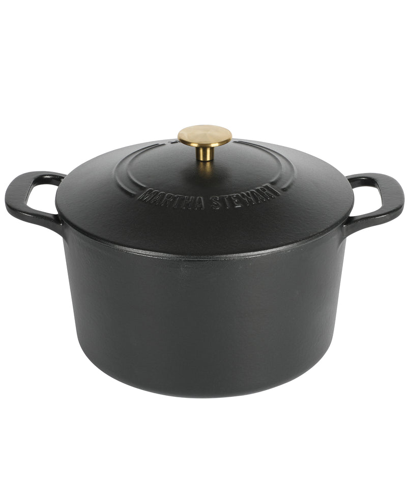 Martha Stewart Gatwick 7qt Enamel Cast Iron Dutch Oven w/ Lid