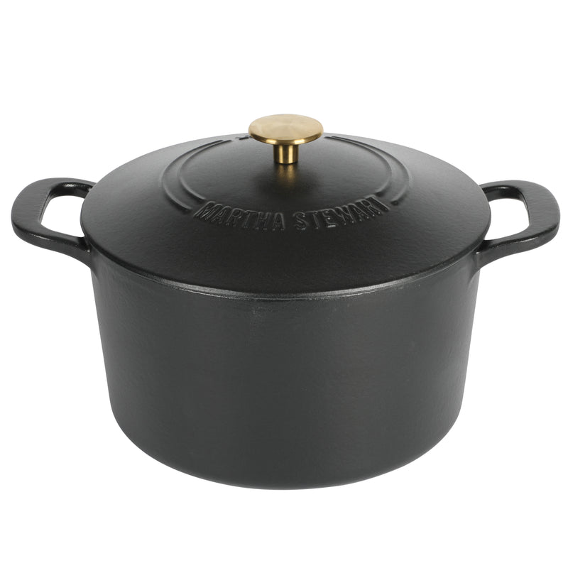 Martha Stewart Gatwick 7qt Enamel Cast Iron Dutch Oven w/ Lid