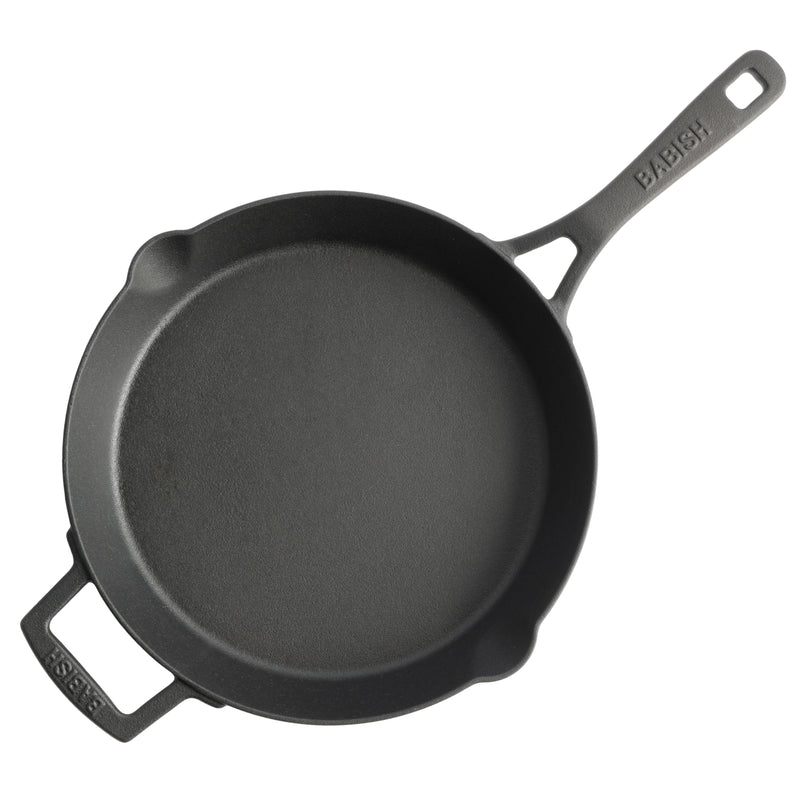 Babish 10" Preseason Cast Iron Skillet - Color Sleeve w/ Remailer