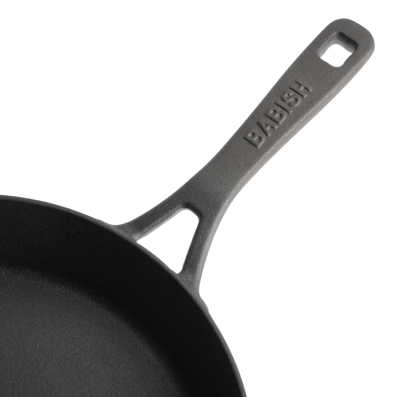 Babish 10" Preseason Cast Iron Skillet - Color Sleeve w/ Remailer