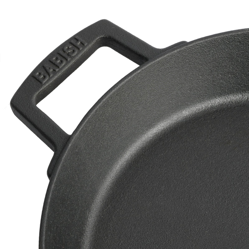 Babish 10" Preseason Cast Iron Skillet - Color Sleeve w/ Remailer