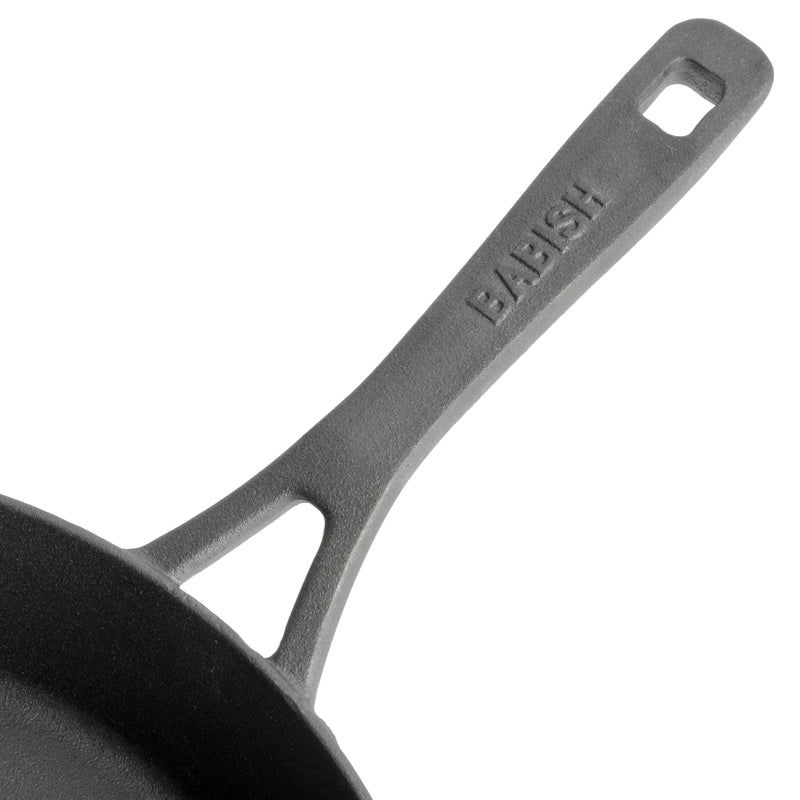 Babish 12" Preseason Cast Iron Skillet - Color Sleeve w/ Remailer