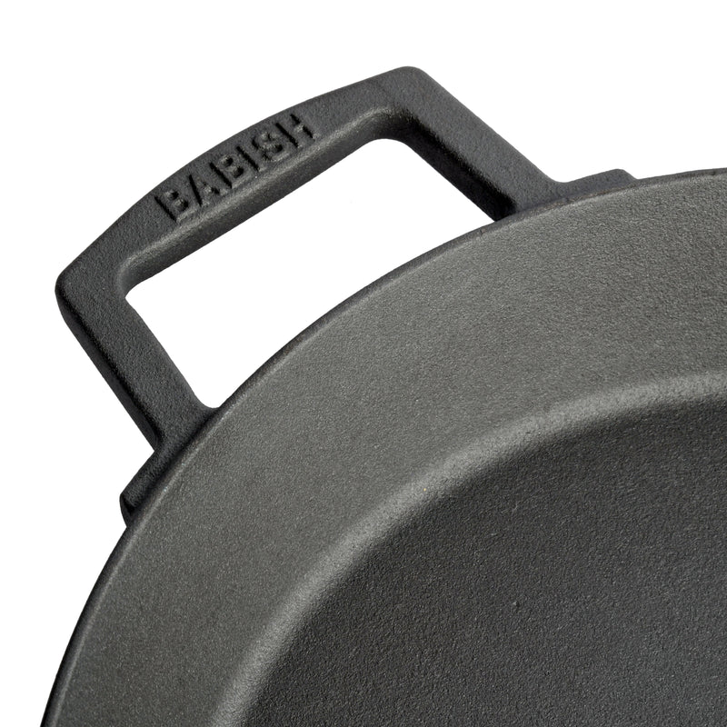 Babish 12" Preseason Cast Iron Skillet - Color Sleeve w/ Remailer