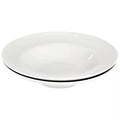Gibson Home Great Essentials 2pc 10.5" Entree Bowl Set - White - Fine Ceramic - 4-Way Color Sleeve