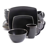 Soho Lounge 16pc Stoneware Dinnerware Set - Remailer
