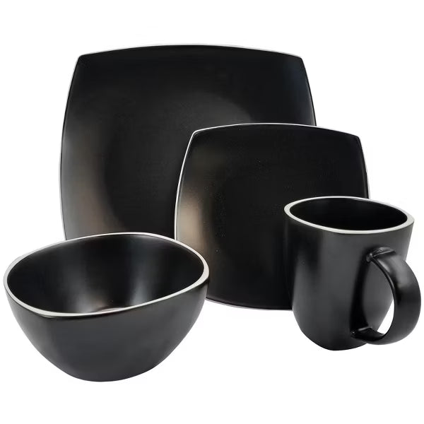 Soho Lounge 16pc Stoneware Dinnerware Set - Remailer