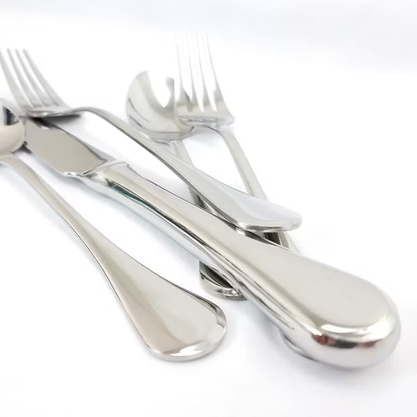 Gibson Home Classic Manchester 20pc Flatware Set - Mirror Polished - Hollow Handle - Stainless Steel - Gift Box