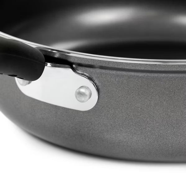 Gibson Home Highberry 11" Carbon Steel Chicken Fryer w/ Lid - Shrink Wrap w/ Color Label