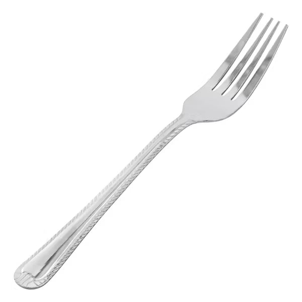 Tenedor de mesa de acero inoxidable Gibson Home Tustin de 6 piezas - Etiqueta colgante