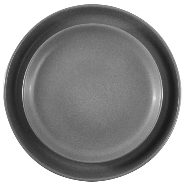 Soho Lounge Bryant Park 12pc Dinnerware Set - Reactive Glaze - Stoneware - Gift Box